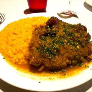 Risotto giallo alla Milanese con Ossobuco