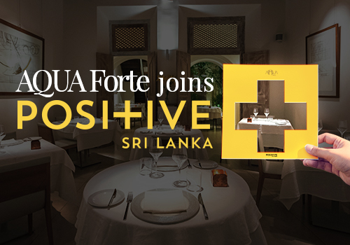 AQUA Forte joins the Positive Sri Lanka initiative!