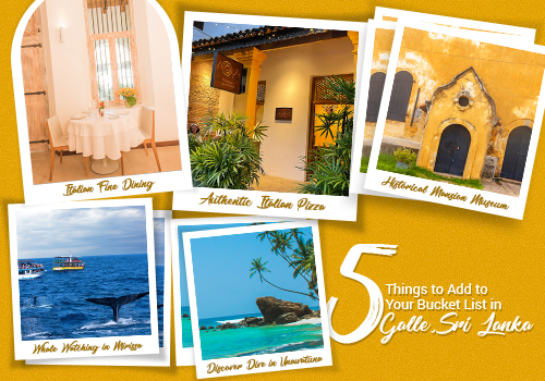 5 Things to Add to Your Bucket List in Galle, Sri Lanka