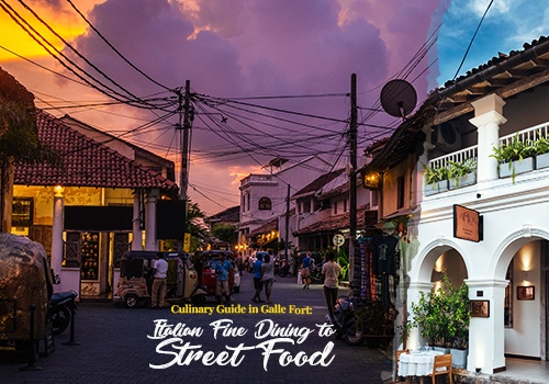 Culinary Guide in Galle Fort: Italian Fine Dining to Street Food